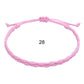Handmade Wax String Bracelets