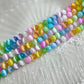 Natural Stone Round Loose Beads colorful selenite Stone