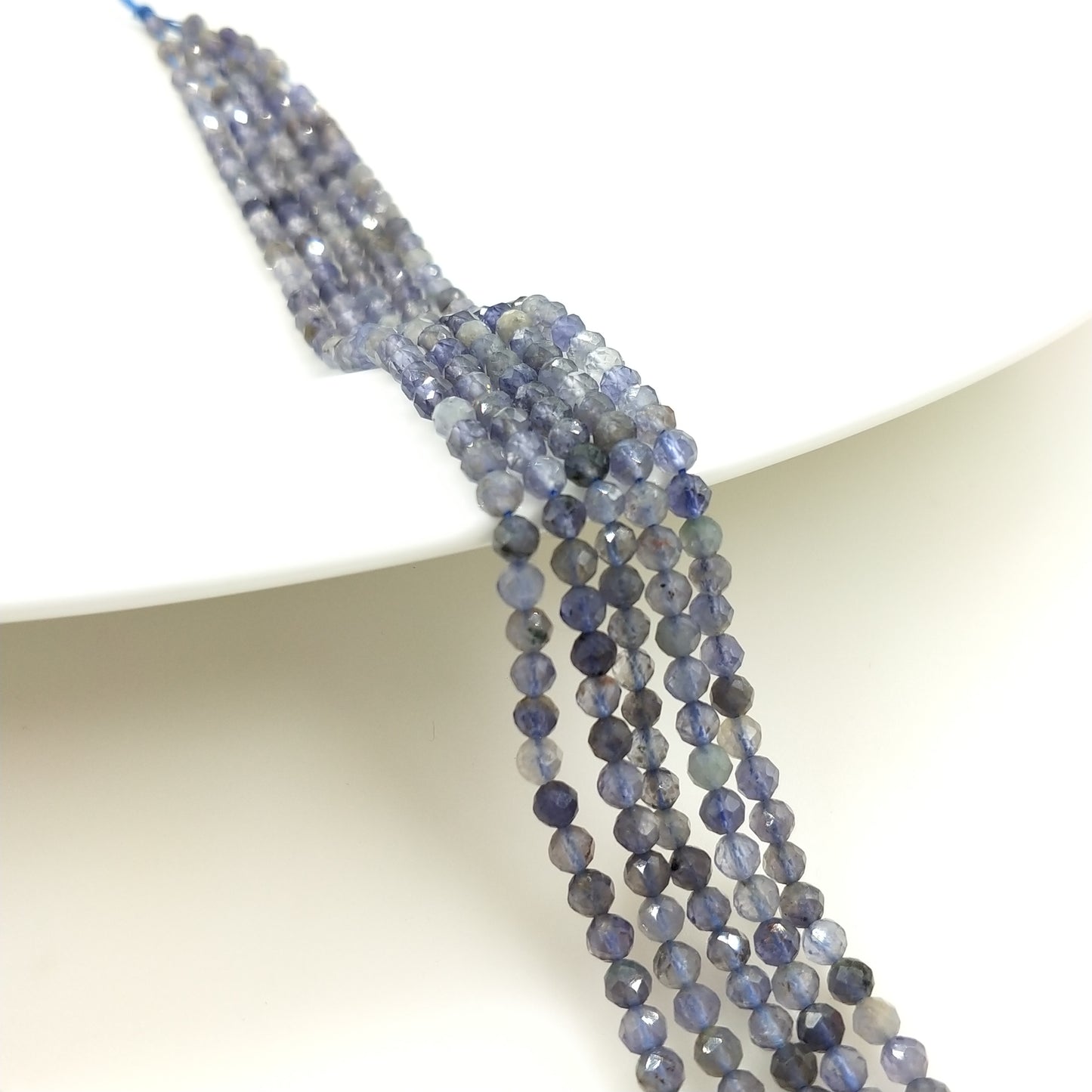 -----4mm faceted natural beads
