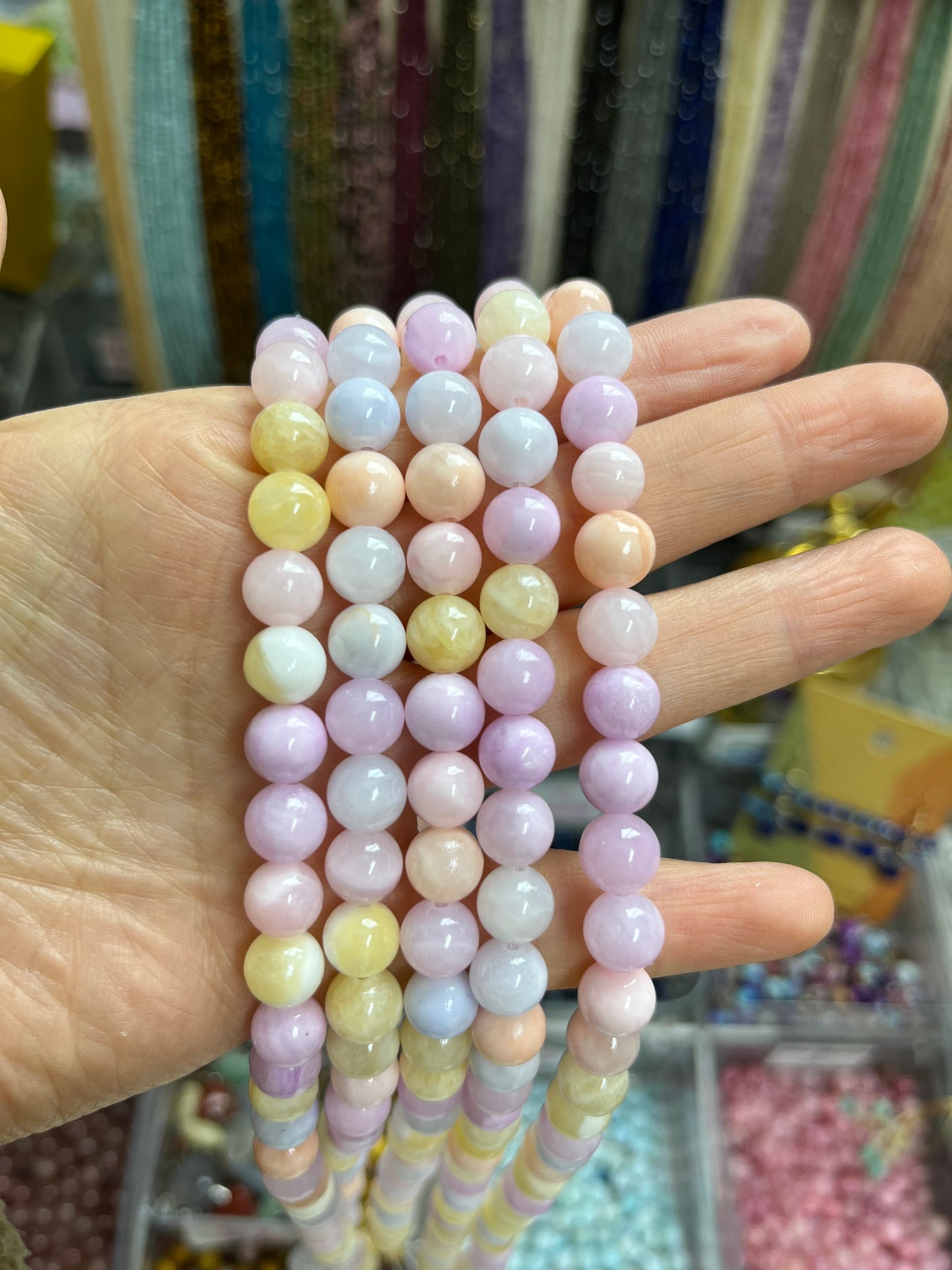 6mm 8mm 12mm DIY round Loose Beads Spring&Summer jewelry making