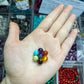 -----DIY 7 Charka gemstone beads-7pcs