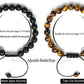 Men Women Gifts Bracelet Braided Rope Natural Tiger Eye Stone Yoga Bracelet Bangle